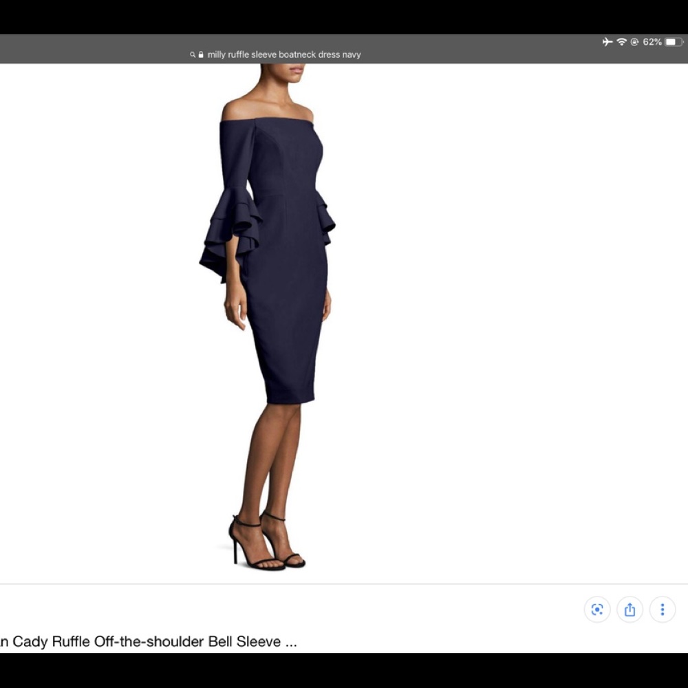 NWOT Milly ruffle sleeve v neck dress 👗 graduation or summer wedding! 💒